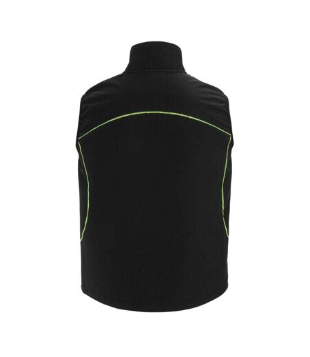 Mens Softshell Gilet Black Dunlop