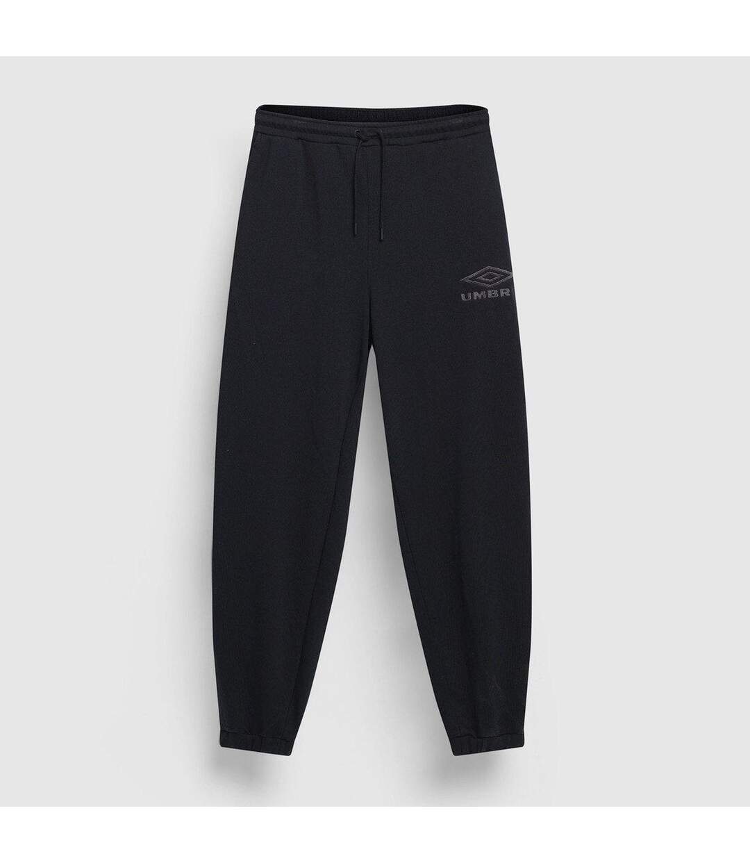 Mens Iconic Tracksuit Bottoms Black Volcanic Ash Umbro-1