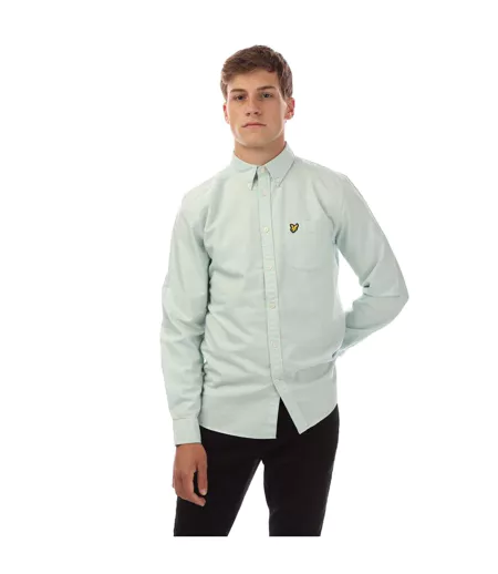 Chemise Unie Homme Bleu Lyle & Scott
