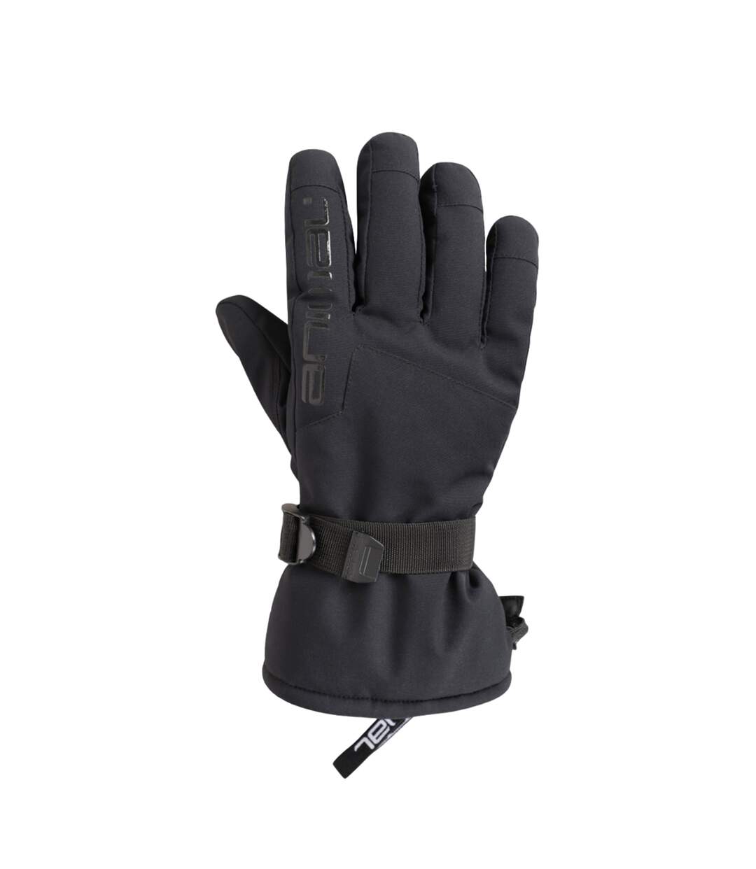 Mens edge ski gloves jet black Animal-1