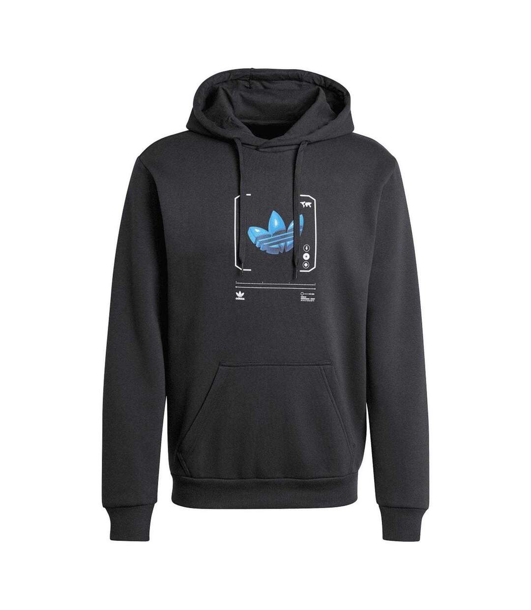 Sweat À Capuche Homme Noir Adidas-2