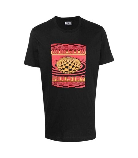 T-shirt Motif/style Industriel Adulte Noir Diesel