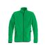 Mens Speedway Fleece Jacket Fresh Green Printer-1