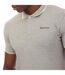 Mens Slim Short-sleeved Polo Shirt Grey Aquascutum-4