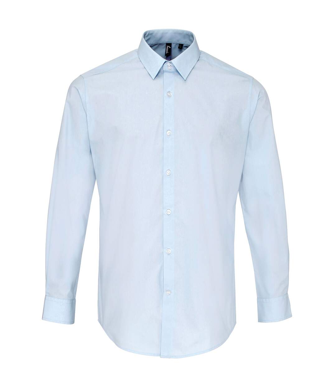 Chemise de travail à manches longues homme bleu clair Premier