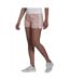 Short Essentials Femme Blanc Rose Adidas-1