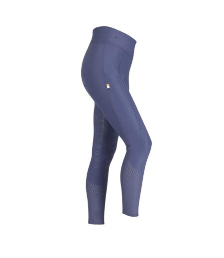 Womens/ladies optima air horse riding tights navy Aubrion