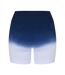 Cuissard De Cyclisme Motif/style Ombré Femme Bleu Marine Blanc USA-2