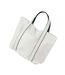 Tote Bag Courtside Taille Unique Blanc Doux Vert Bouteille Westford Mill-2