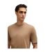 T-shirt Signature Homme Beige Boss-4
