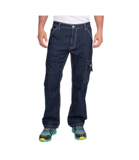 Pantalon à poches homme bleu marine Goodyear