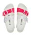 Womens/ladies Arizona Split Vamp Flat Sandals Multicoloured Birkenstock-2