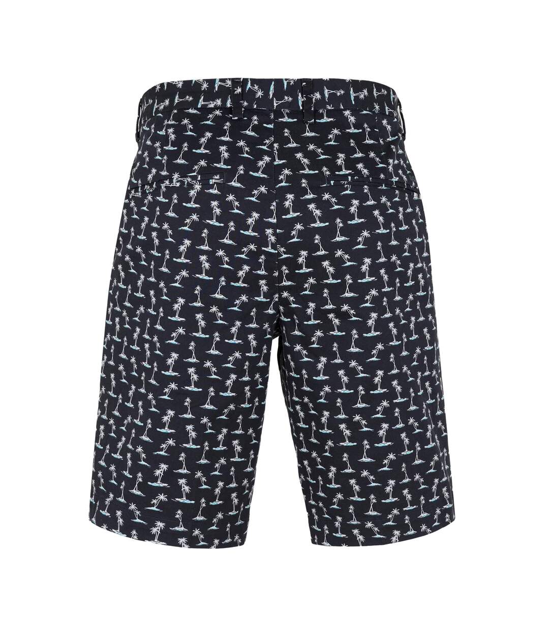Mens All-over Print Chino Shorts Pastel Blue Boss-2
