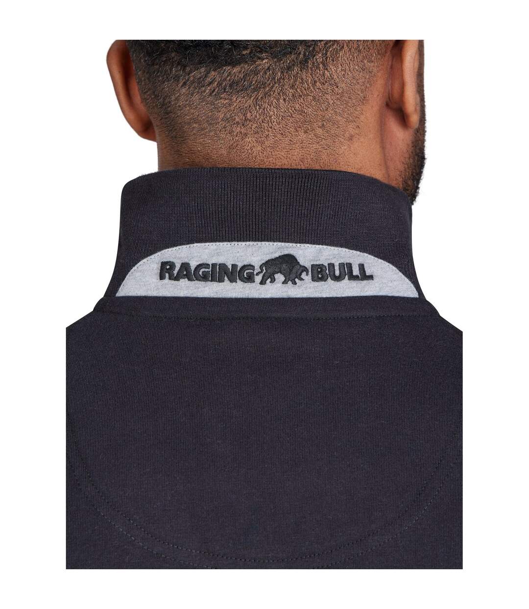 Polo Homme Noir Raging Bull-2