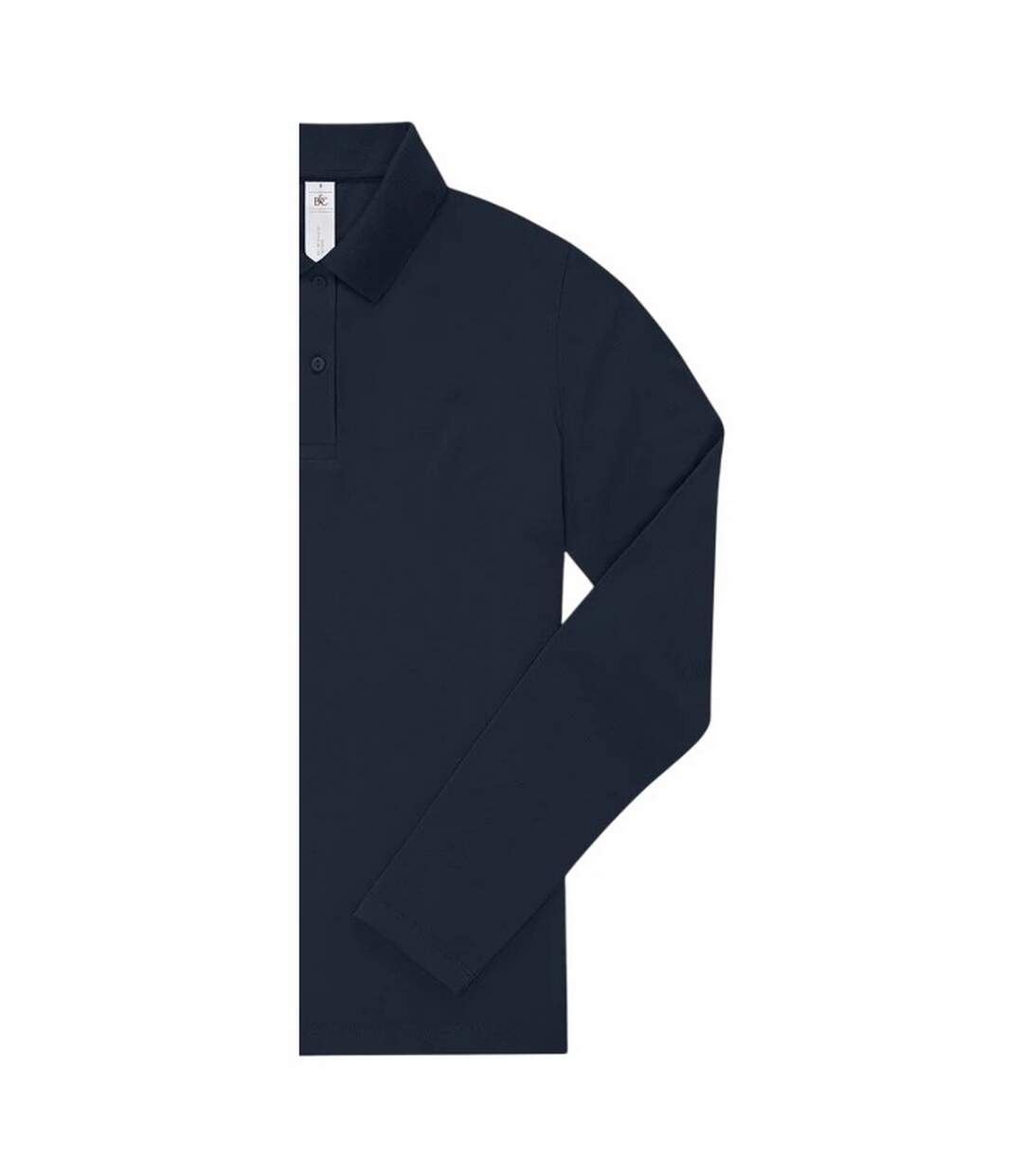 Polo Manches Longues My Polo Femme Bleu Marine B&C-3