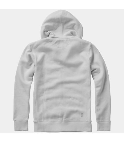 Elevate Mens Arora Hooded Full Zip Sweater (White)