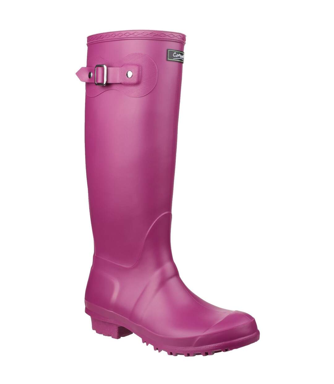 Cotswold Sandringham Buckle-Up Womens Wellington Boots (Berry) - UTFS1299-1