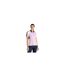 Womens/ladies Hazelmere Nosilife Short-sleeved Golf Polo Shirt Orchid White Craghoppers-1