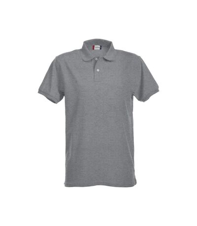 Mens Classic Hoodie Grey Melange Clique