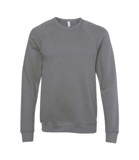 Bella + Canvas Unisex Adult Fleece Raglan Sweatshirt (Carbon Grey Heather) - UTBC4755