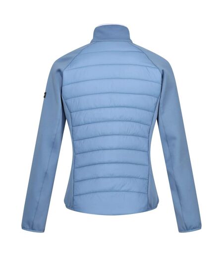 Veste hybride clumber femme bleu / blanc Regatta