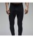 Mens Fleece Lined Base Layer Thermal Long John Bottoms-4