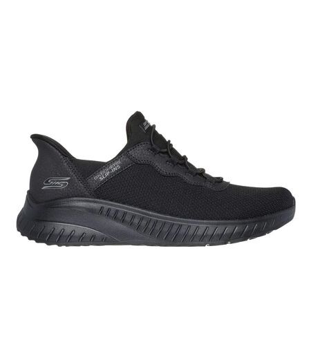 Womens/ladies bobs sport squad chaos trainers black Skechers