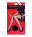 Silky Scarlet - Bas résilles autofixants (1 paire) - Femme (Noir) - UTLW220