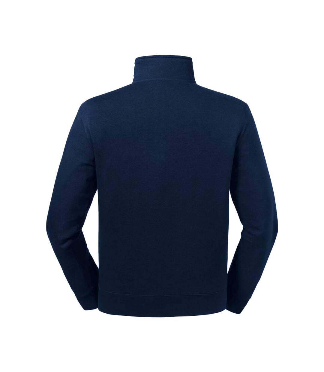 Mens authentic quarter zip sweatshirt french navy Russell