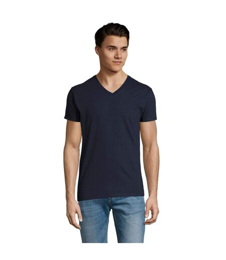 T-shirt Imperial Homme Bleu Marine Français SOLS