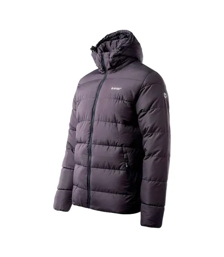 Doudoune Motif/style Matelassé Solfin Homme Anthracite Anthracite Hi-Tec