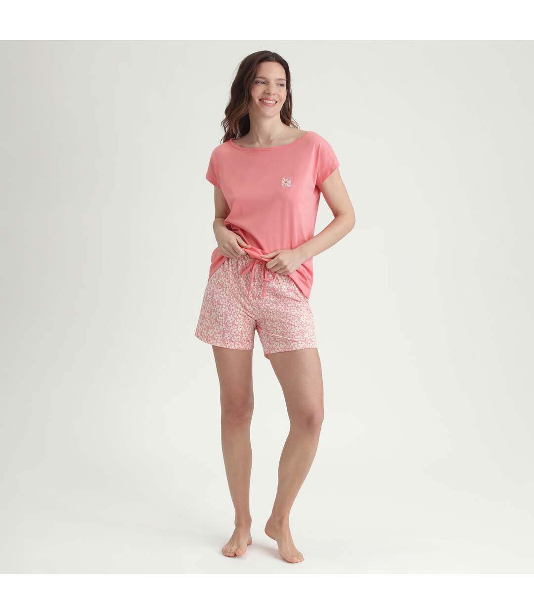 Ensemble de pyjama manches courtes Don't Disturb-1