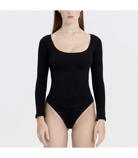 Ladies Essentials Long Sleeve Top Sculpting Recycled Stretch Everyday Fit