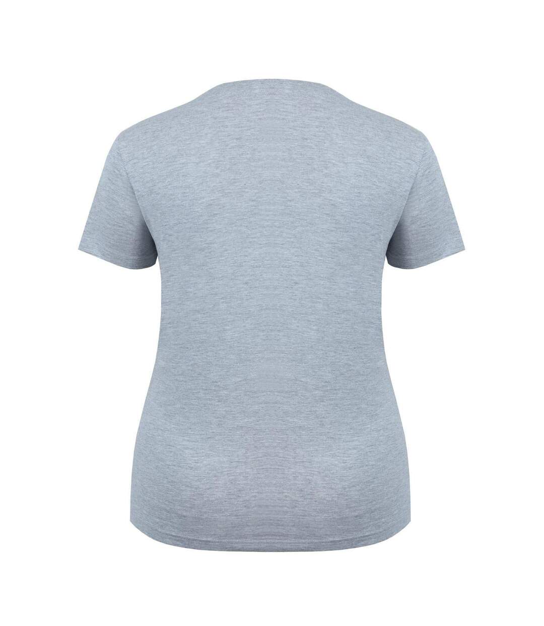 T-shirt Motif/style Logo Diamant Femme Gris Chiné Lee Cooper-2