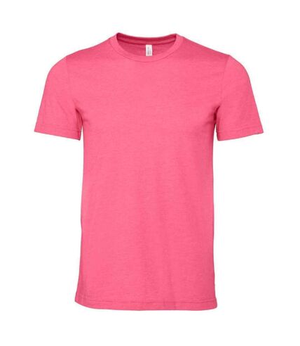 Bella + Canvas Adults Unisex Heather CVC T-Shirt (Pink Heather) - UTPC3390