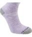 Craghoppers Womens/Ladies Trek Socks (Brushed Lilac/Soft Grey Marl) - UTCG1691