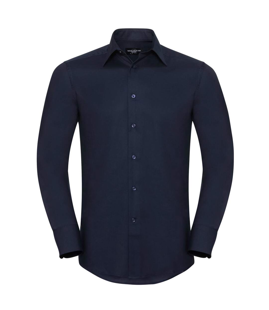 Chemise homme bleu marine vif Russell Collection Russell Collection