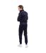 Mens Tuta Visa Tracksuit White Black Givova-2