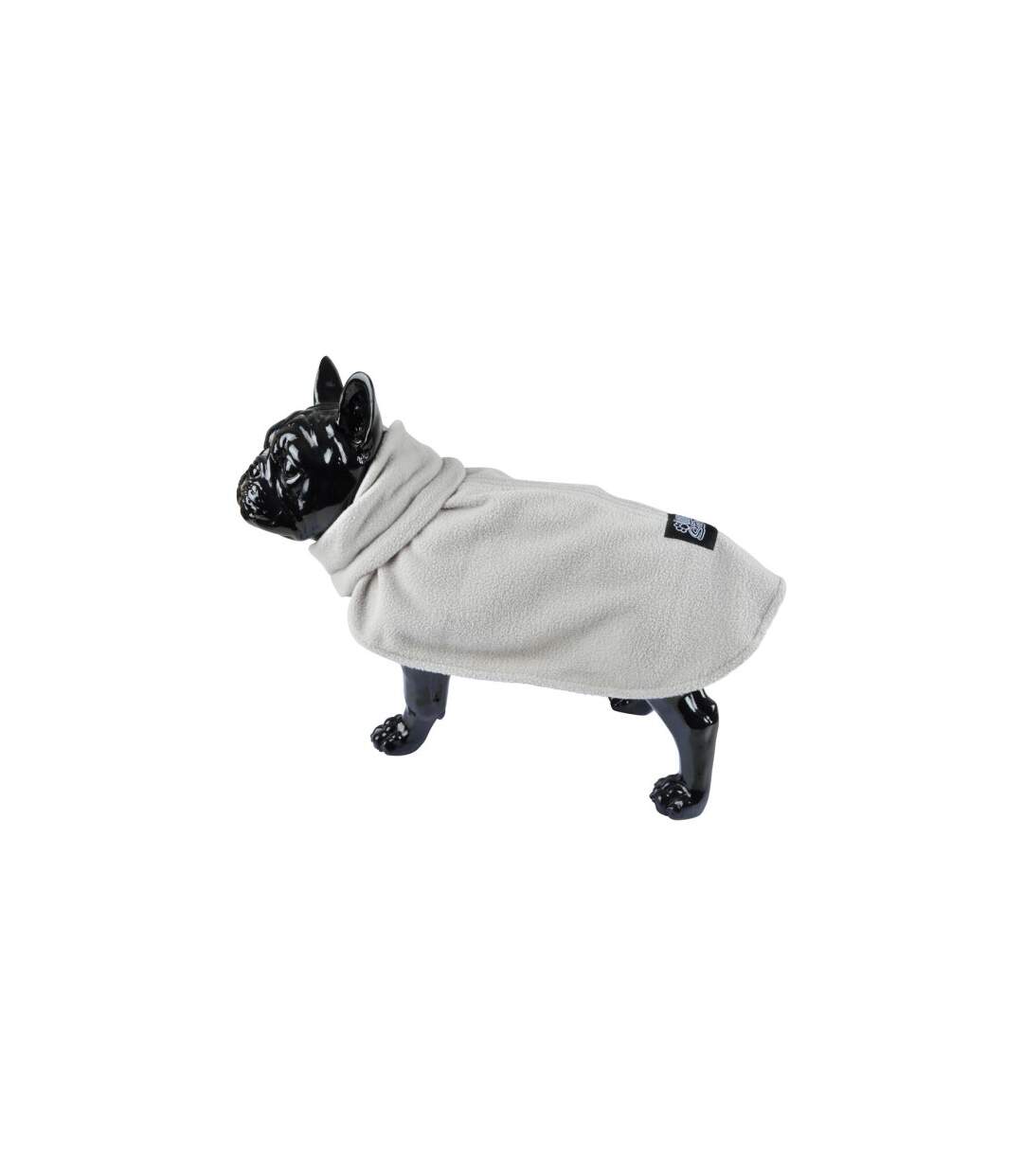 Veste Polaire Chien Frileux 30cm Gris Clair-2