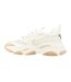 Womens/ladies Possession-e Platform Trainers Cream Steve Madden-2