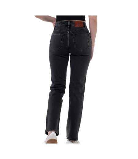 Jean droit noir femme calvin klein jeans lv047b909g