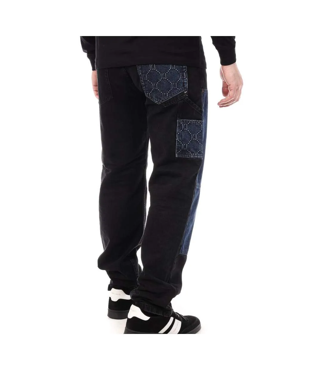 Jean bleu/noir homme kaporal arper-2