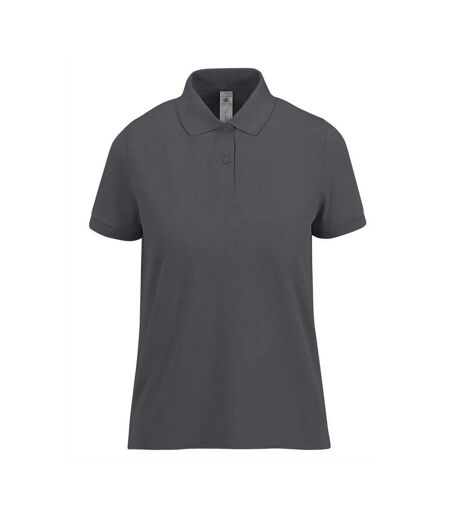 Chemisier My Polo Femme Gris Foncé Uni B&C
