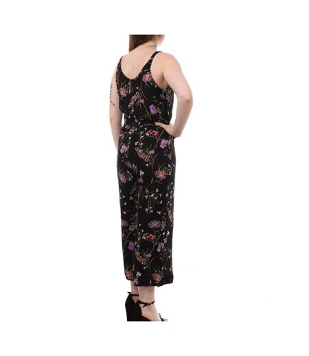 Combinaison Noir/Fleurs Rose Femme Vero Moda 7/8 - S