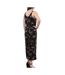 Combinaison Noir/Fleurs Rose Femme Vero Moda 7/8 - S-2