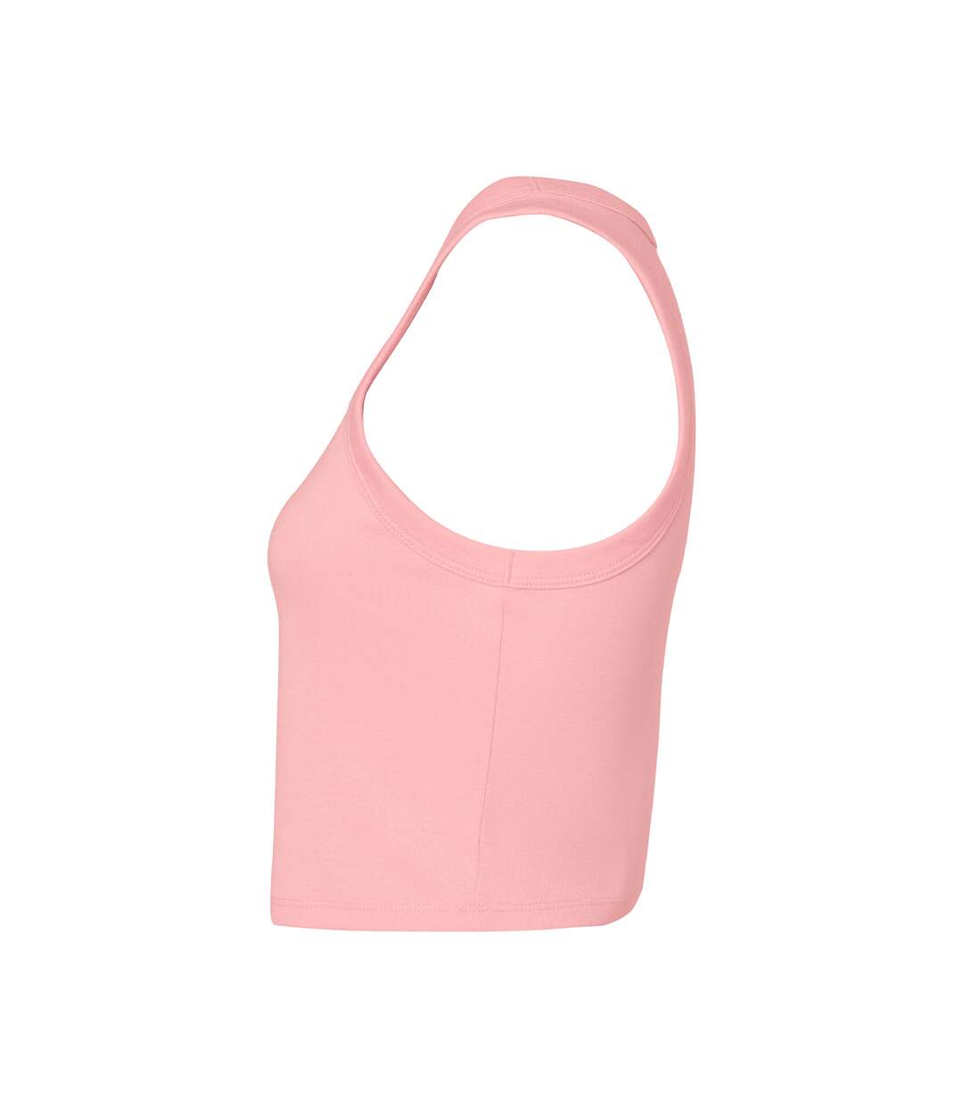 Womens/ladies tank top solid pink Bella + Canvas-3