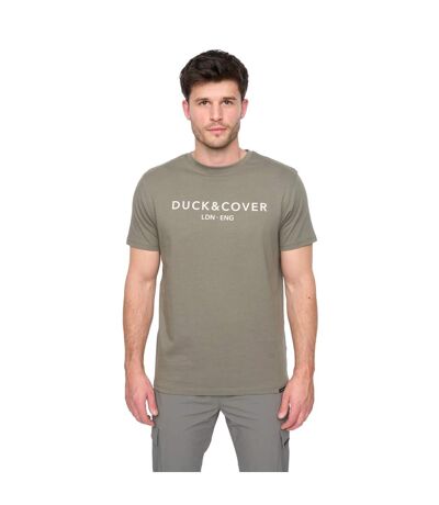 Mens Chamata T-shirt Green Slate Duck And Cover