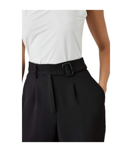 Principles Womens/Ladies Tie Detail High Waist Pants (Black) - UTDH6654