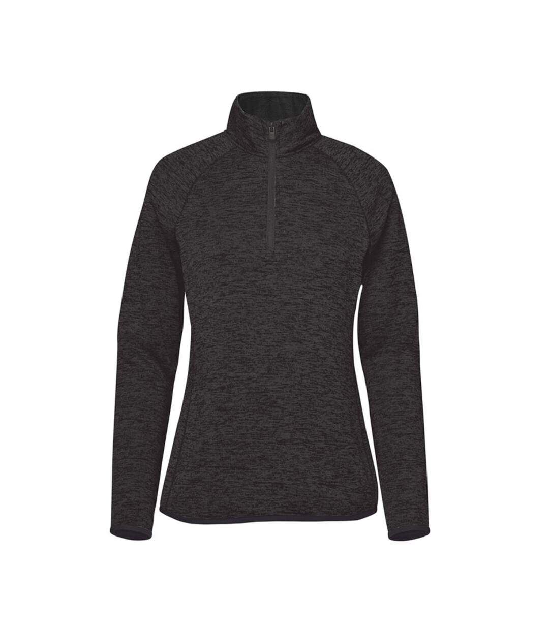 Womens/ladies Yosemite Jumper Black Heather Stormtech-1