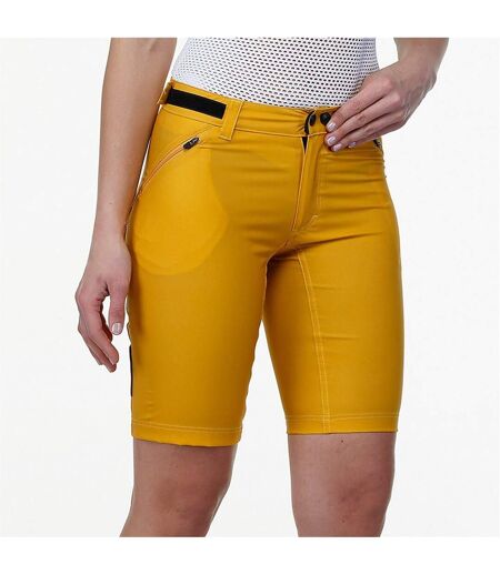 Womens/ladies Imola Baggy Shorts Mustard Bicycle Line